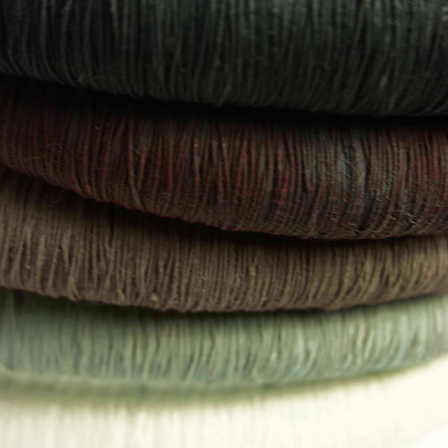 Textile choker yarn synthetic resin 925 silver sand colored