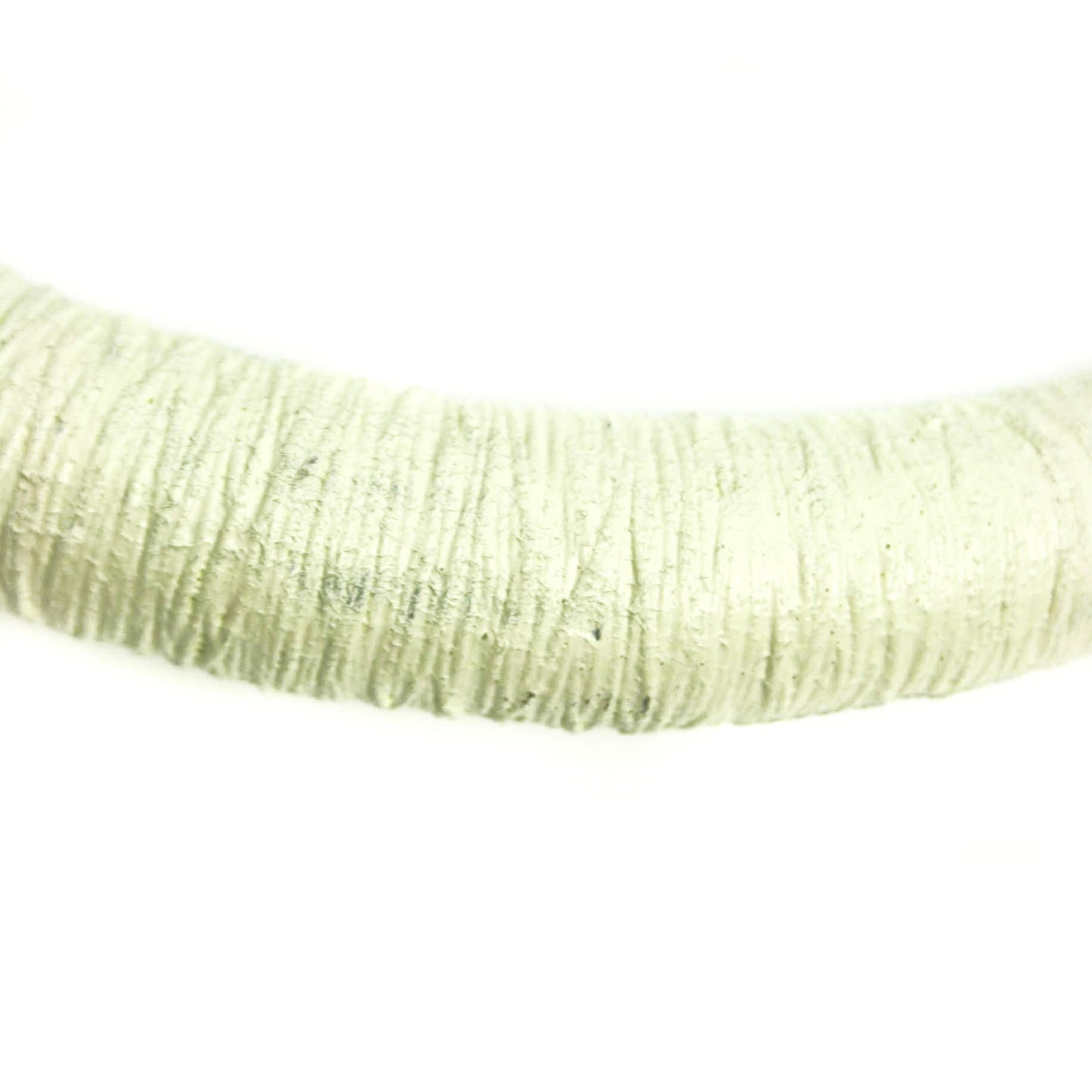 Textil Halsreif Garn Kunstharz 925-Silber Champagner