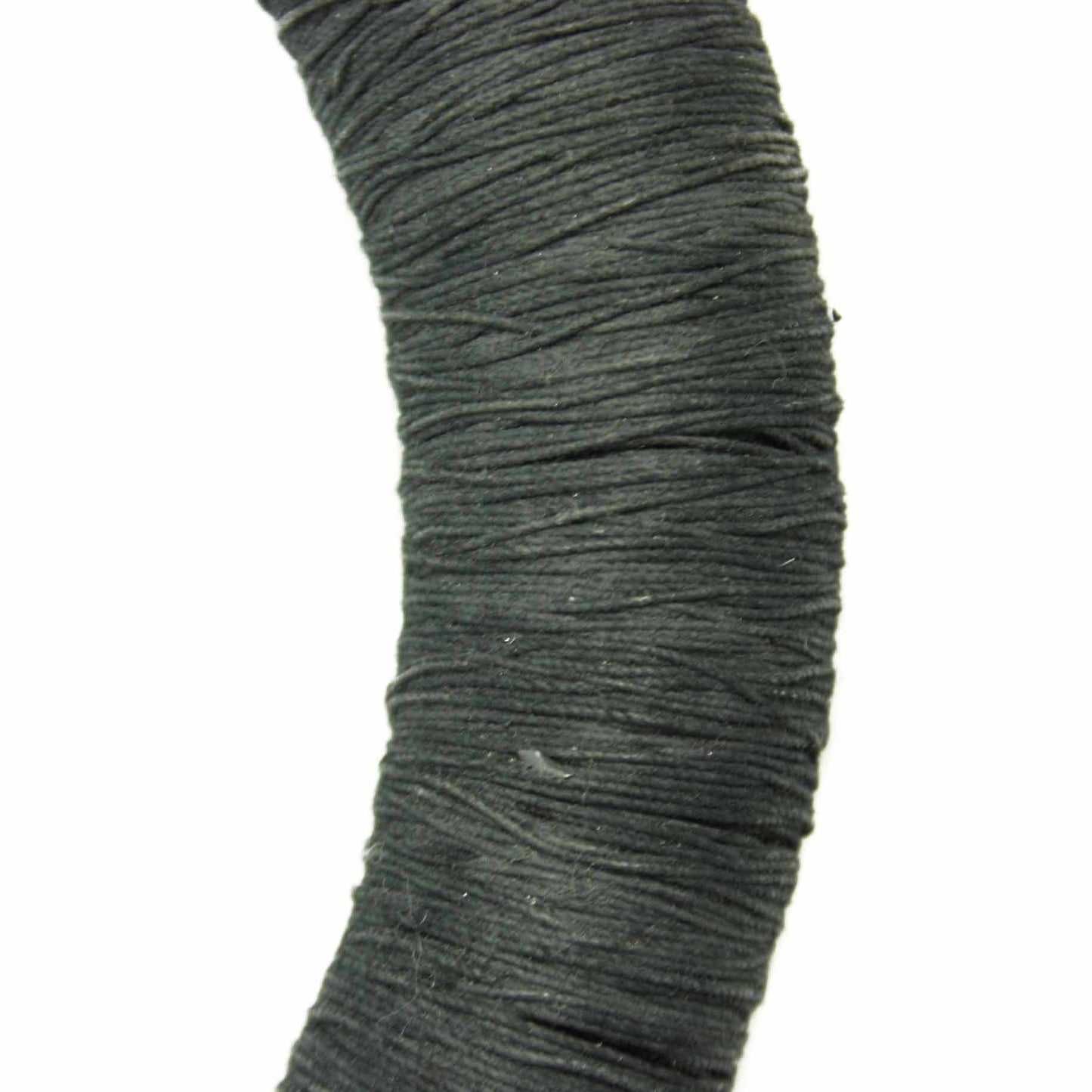 Textil Halsreif Garn Kunstharz 925-Silber Anthrazit