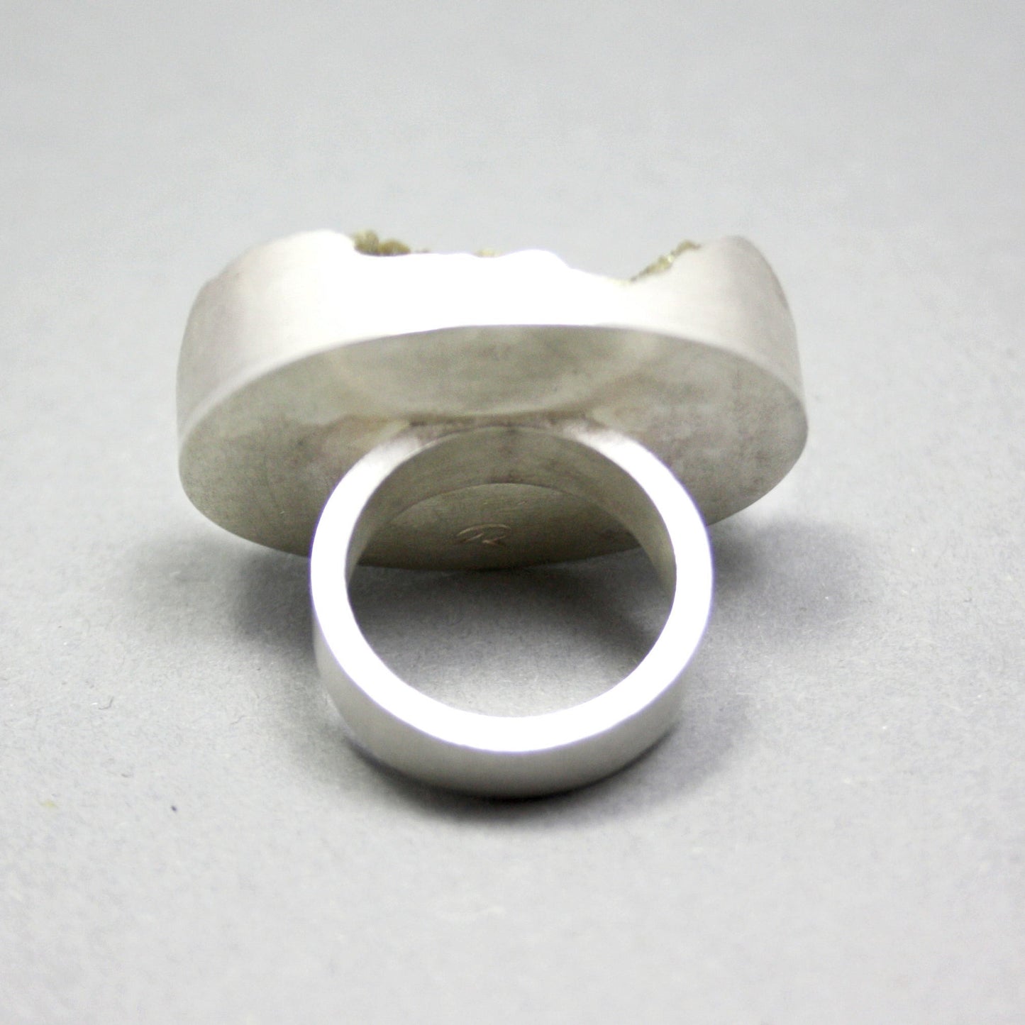 Ring 925er-Silber mit Glimmer Gr. 61