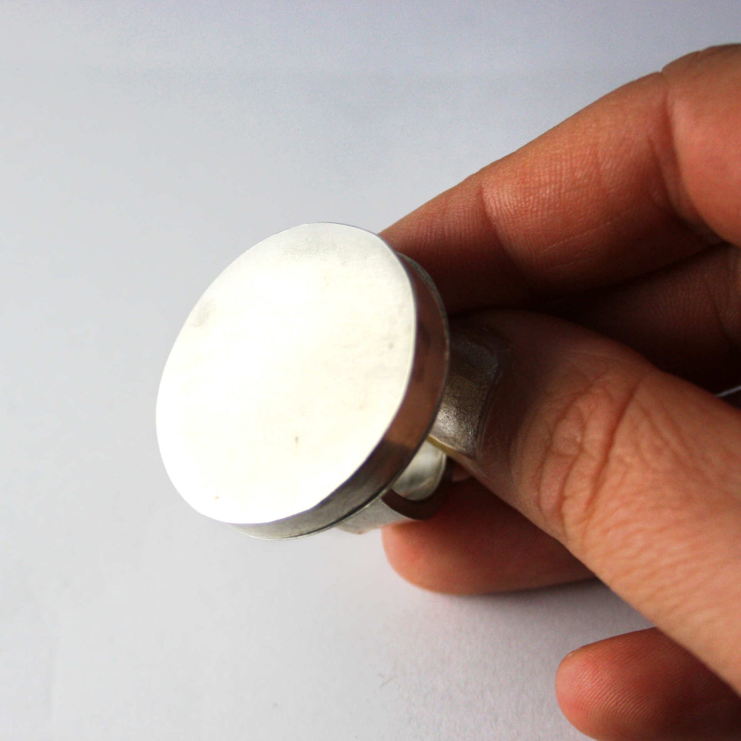 Ring 925-Sterlingsilber hohl montiert Gr.55