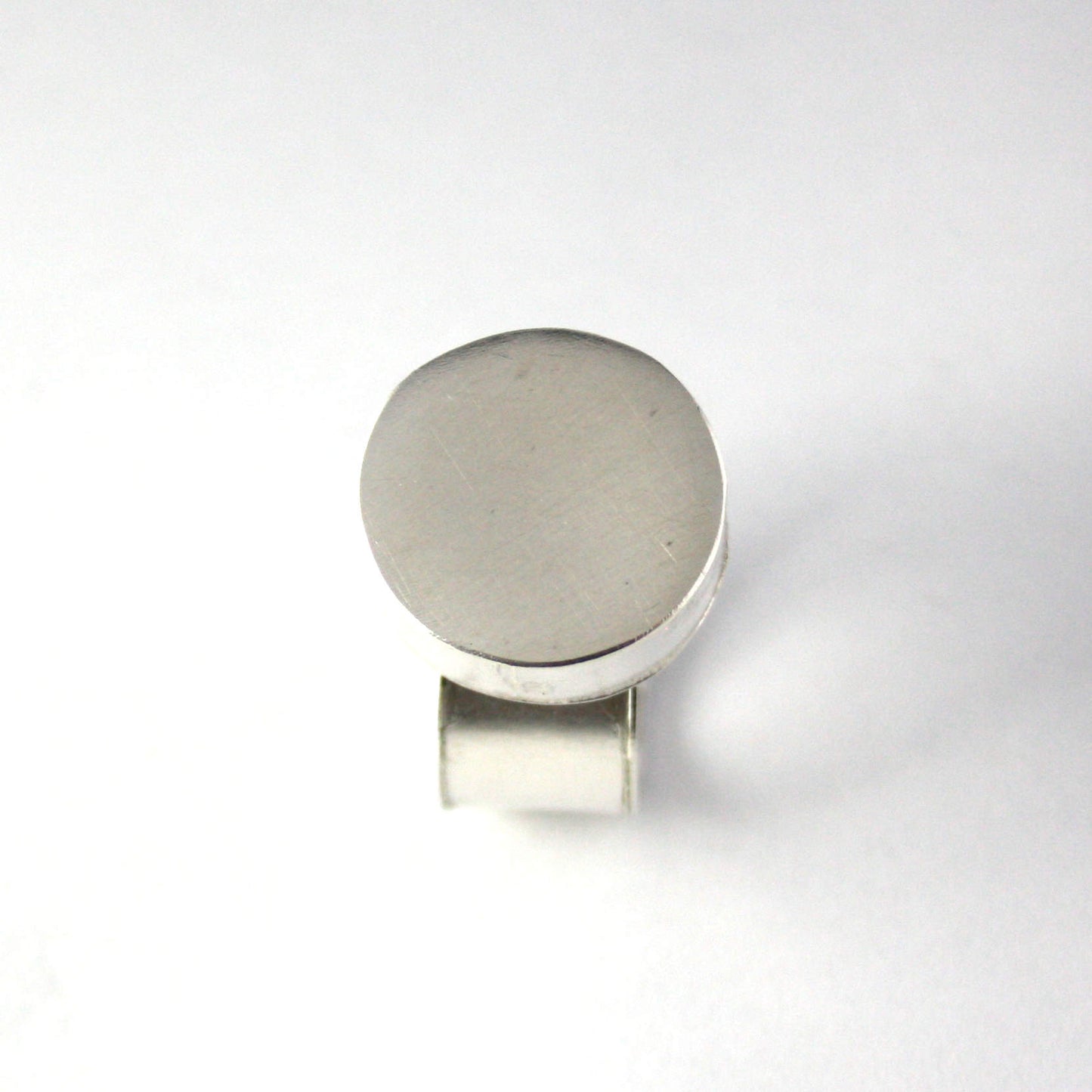 Ring 925 Sterling silver hollow mounted size 59