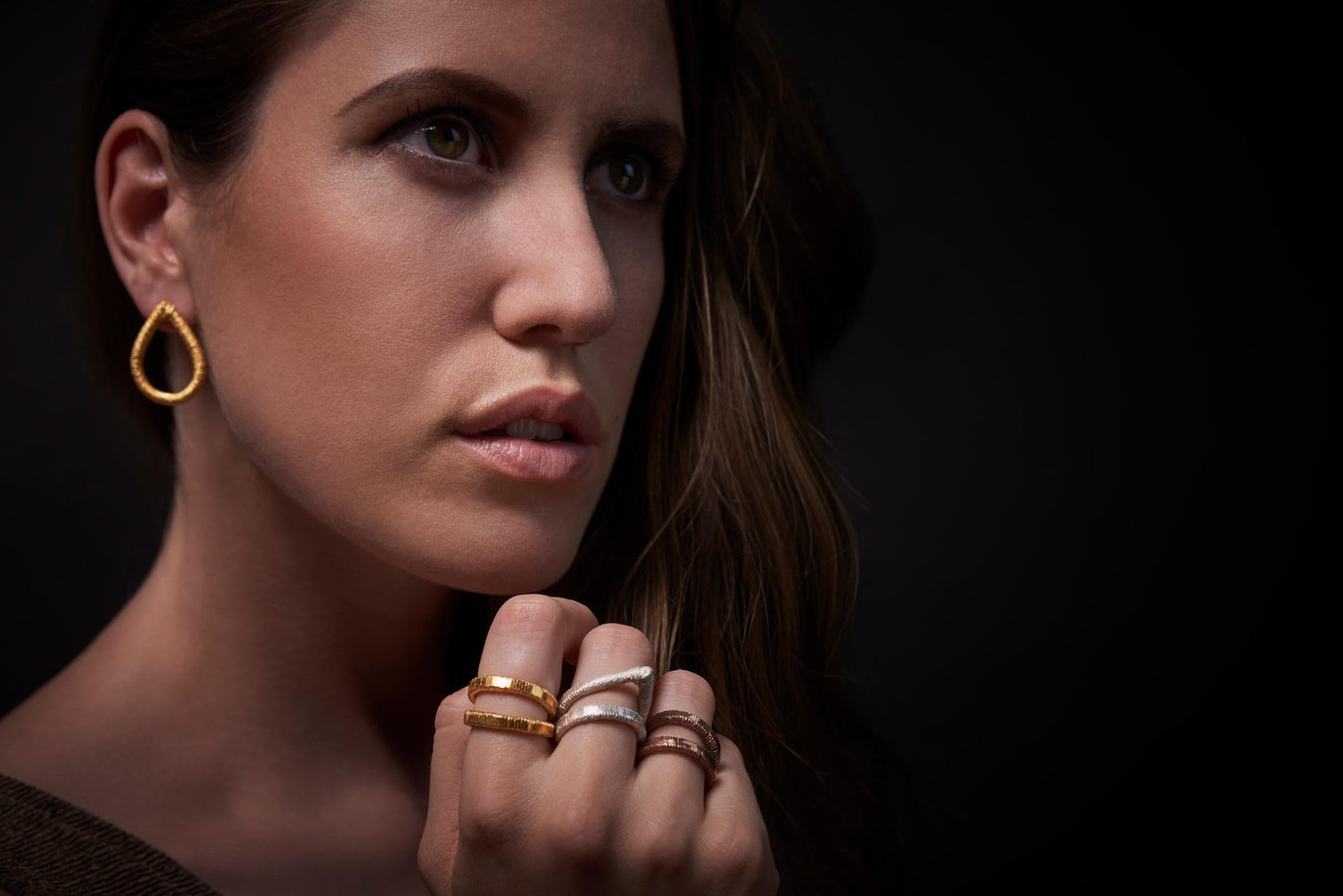 Drop earrings 925 silver