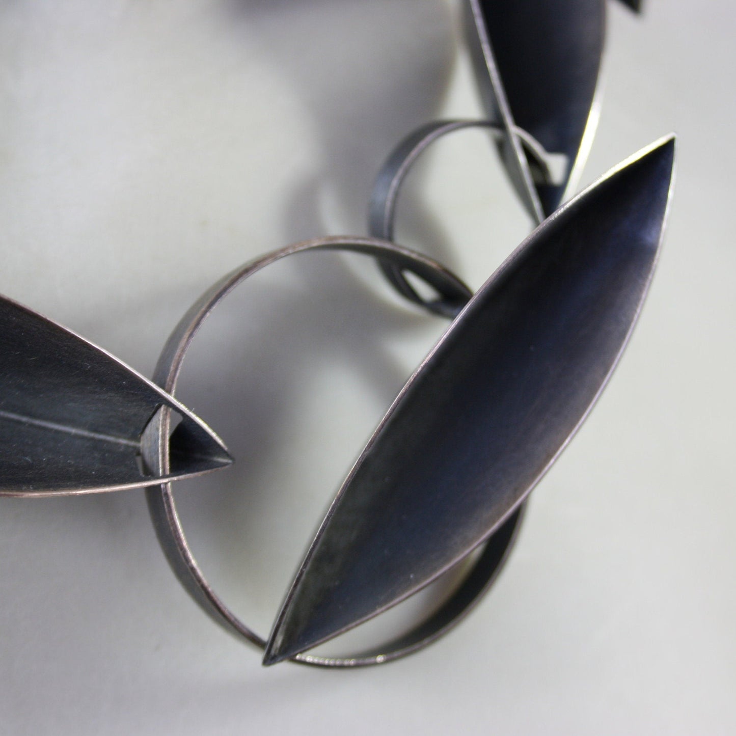 Collier aus 925er Silber geschwärzt Einzelstück