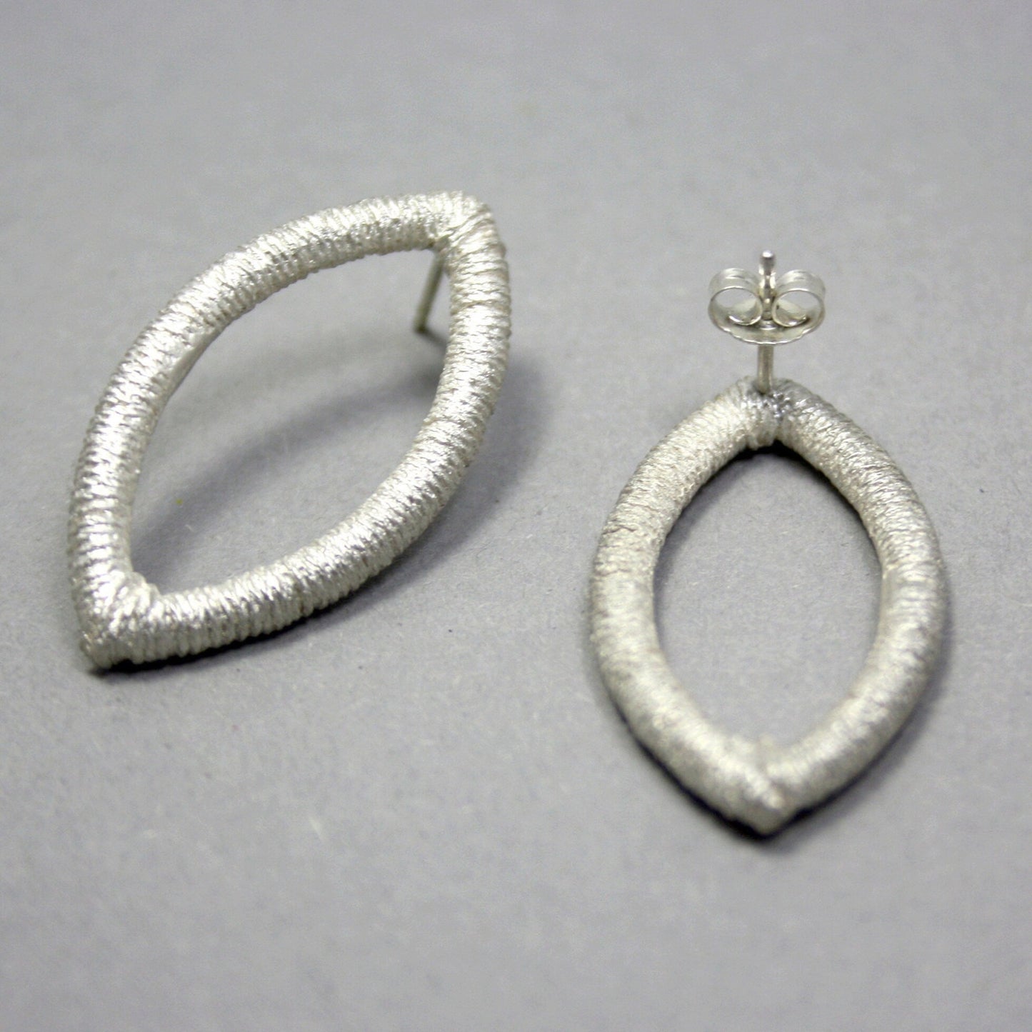 Navette earrings 925 silver