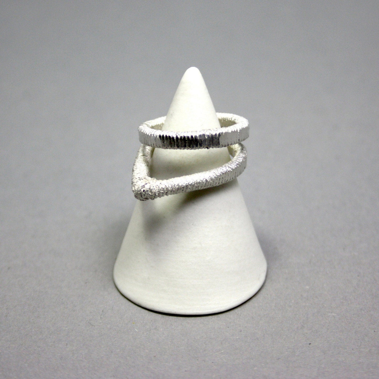 doppel Ring 925er Silber Gr. 55