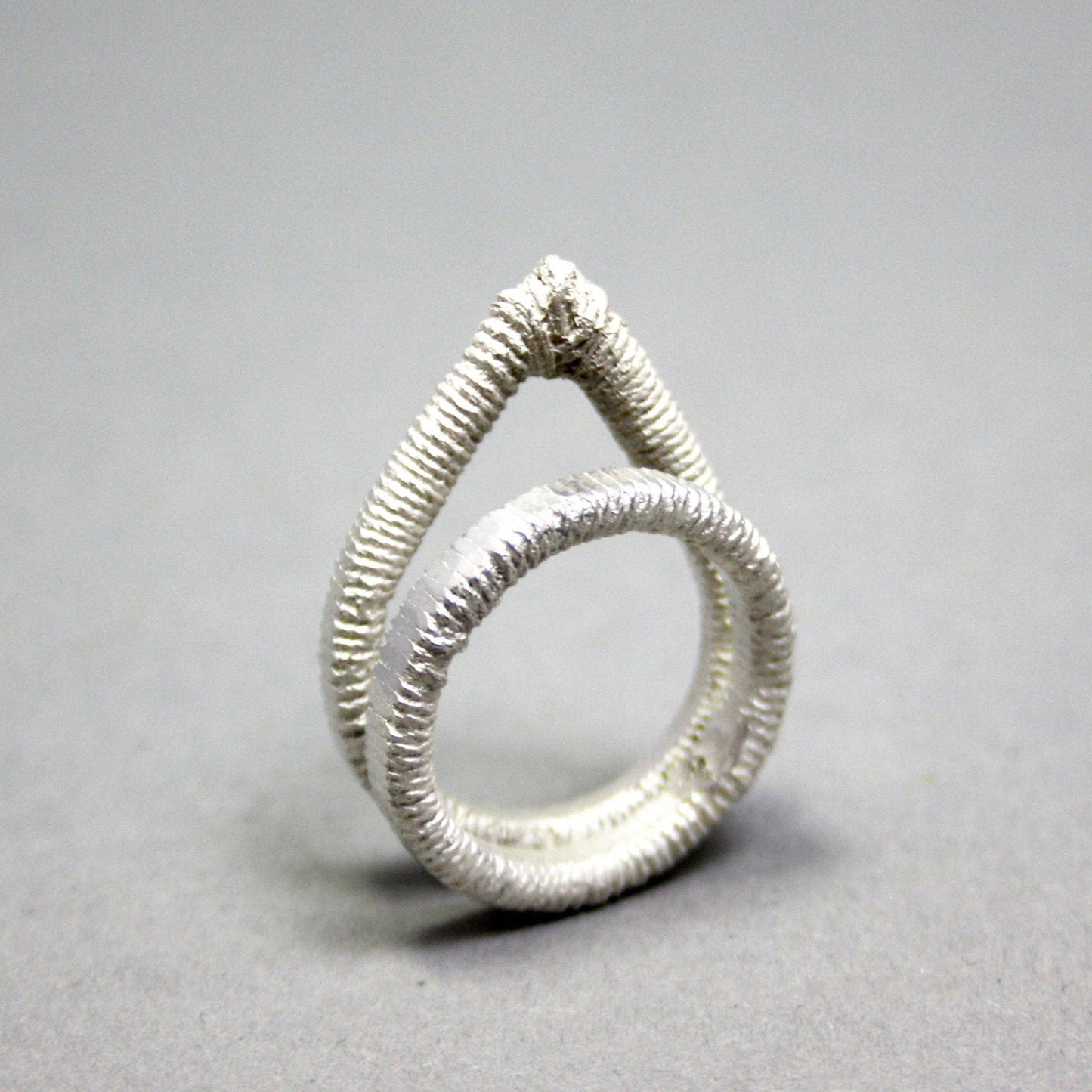 doppel Ring 925er Silber Gr. 55