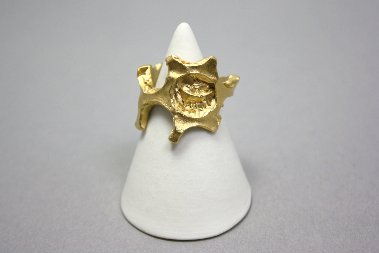 Ring 925 silver gold-plated size. 54