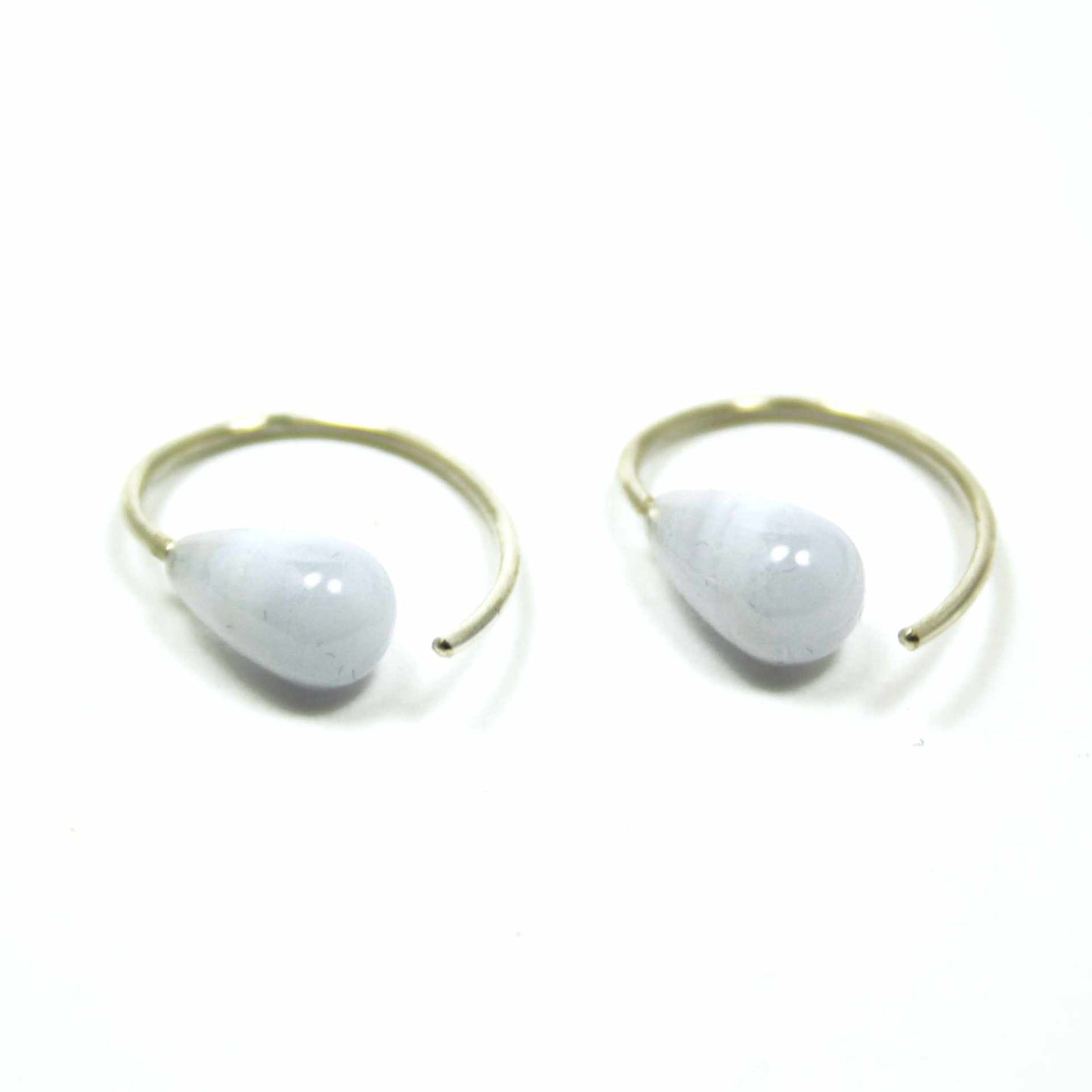 Chalcedony earrings 925 silver