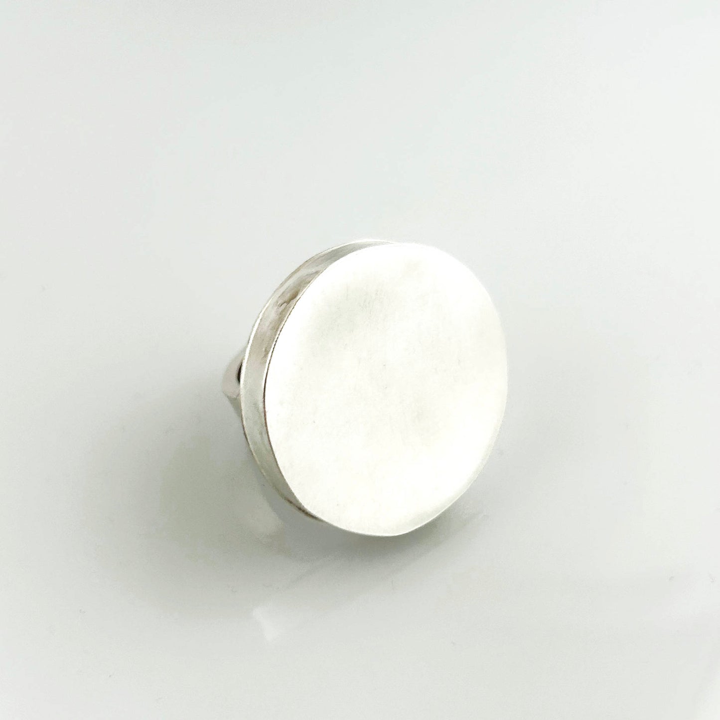 Ring 925 Sterling silver hollow mounted size 55