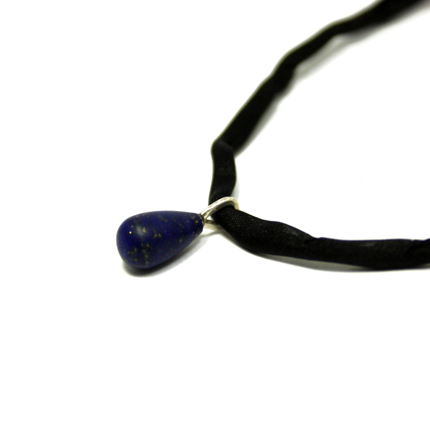 Pendant lapis lazuli 925 silver matt