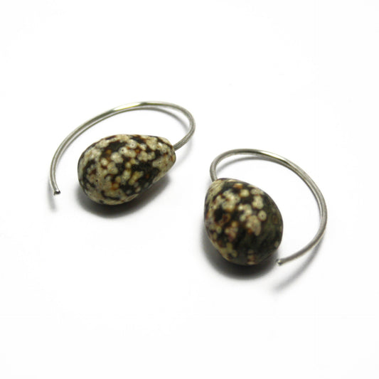 Jasper earrings 925 silver